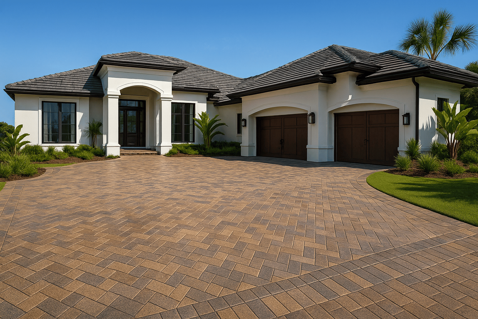 Premium paver installation by Jax Pavers in Jacksonville, Florida